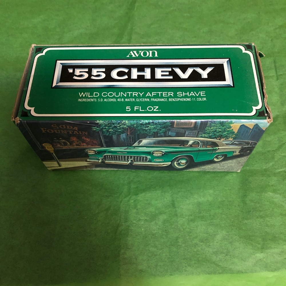 Avon ‘55 Chevy Glass Decanter